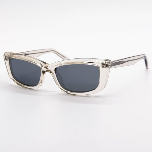 NEW SAINT LAURENT SUNGLASSES SL658 003 TRANSPARENT GRAY WOMEN EYEWEAR SL 658 003 main image 9
